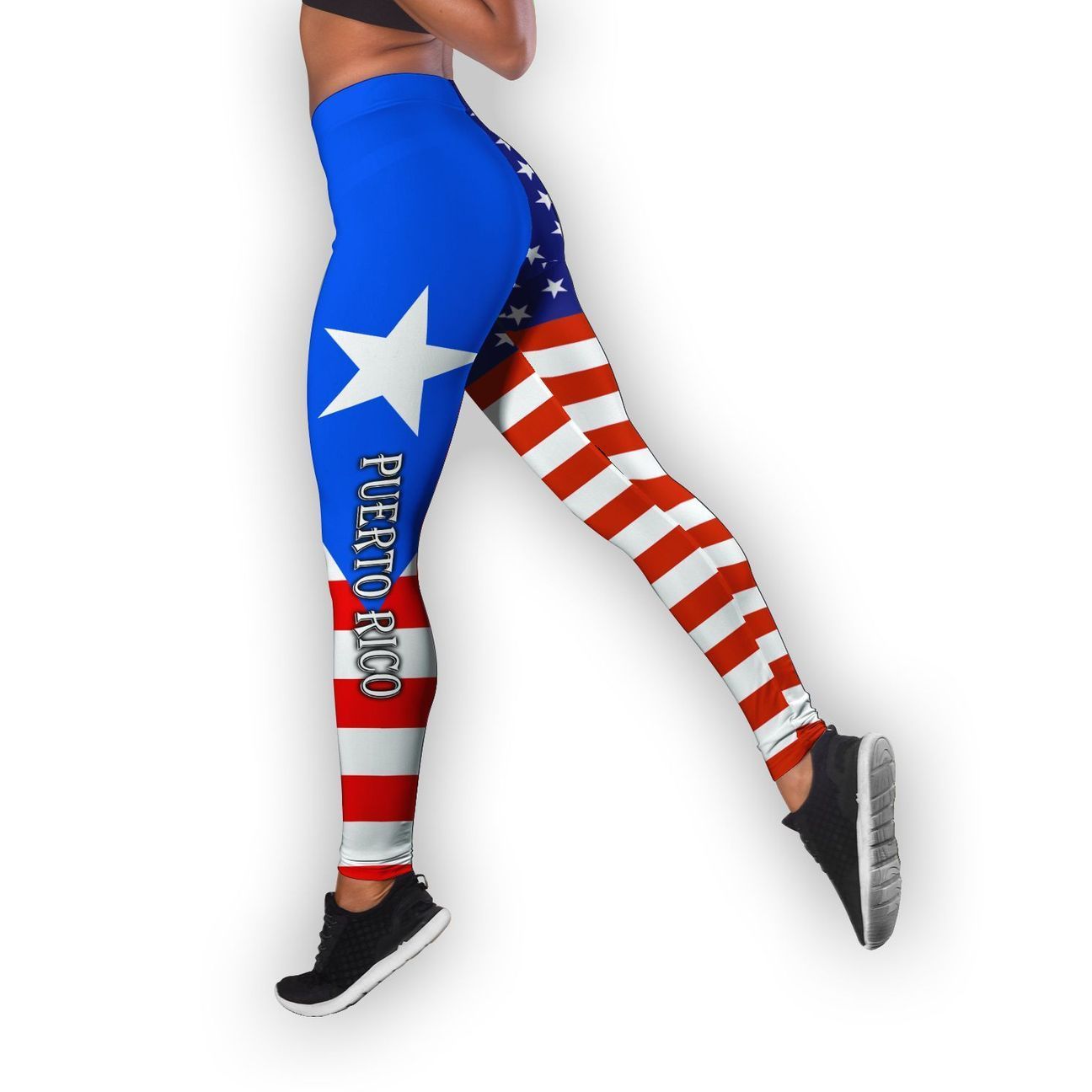 Puerto Rico And America Lover Combo Outfit TH20061701