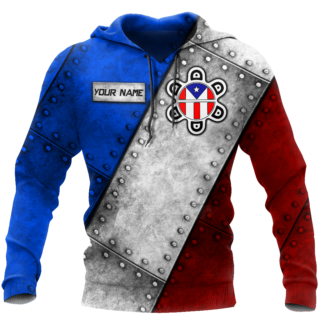 Customize Name Puerto Rico Soldier Hoodie For Men And Women TNA27032105