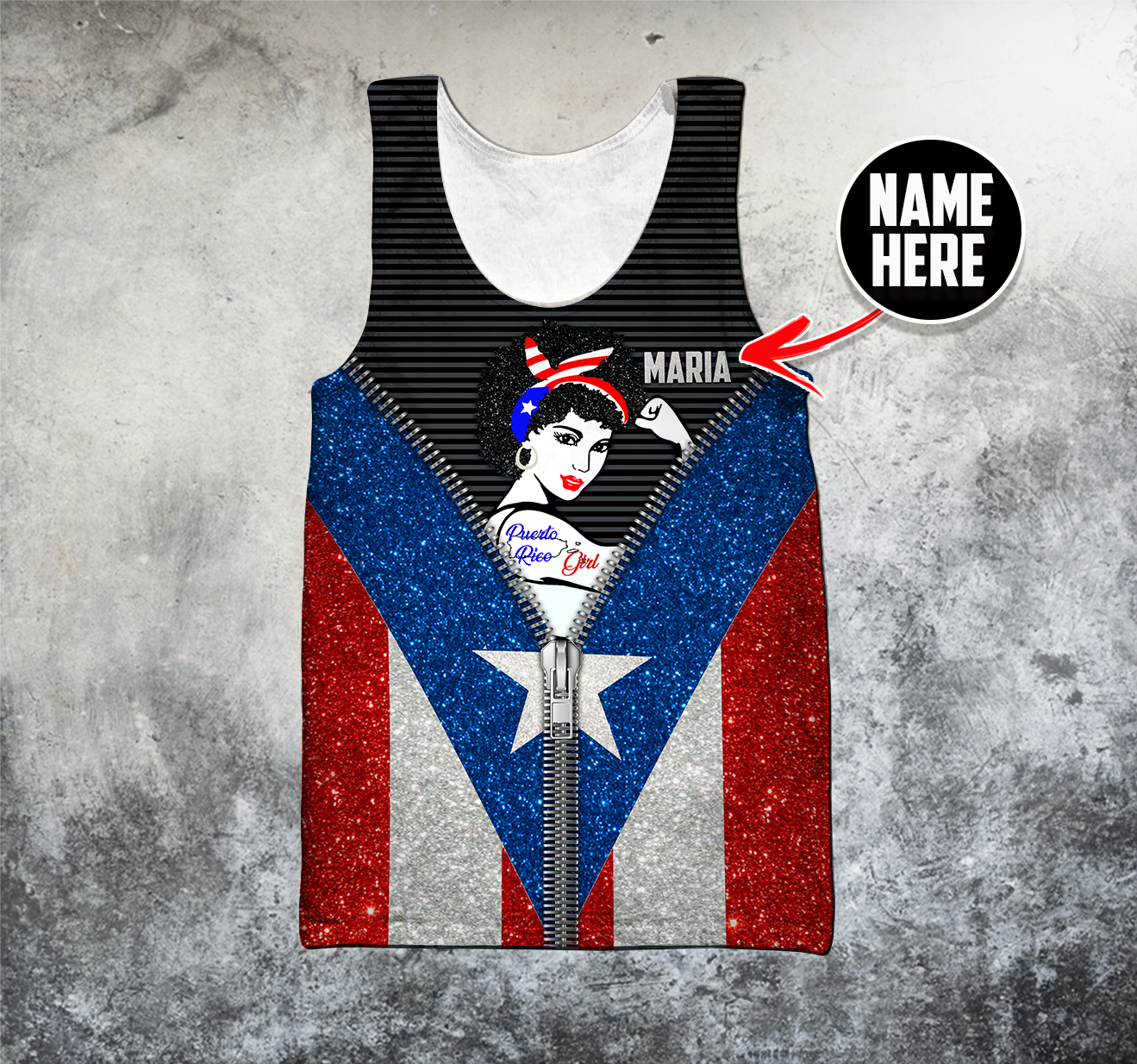 Customize Name Puerto Rico Girl Shirts For Men And Women TNA03032103