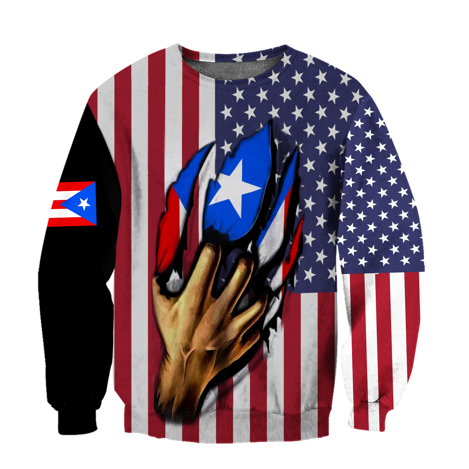 Puerto Rico And America Lover Shirts And Short TH20061701S