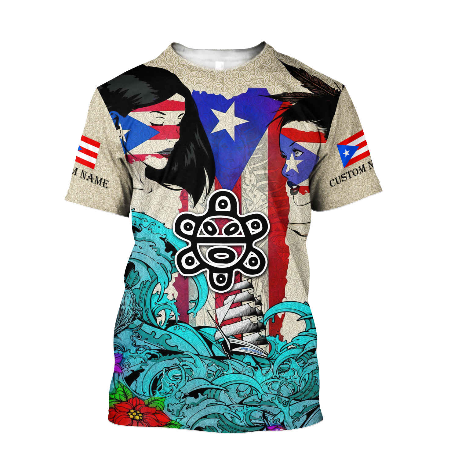 Custom Name Sweet Girls Puerto Rico Hoodie For Men And Women MH16032107