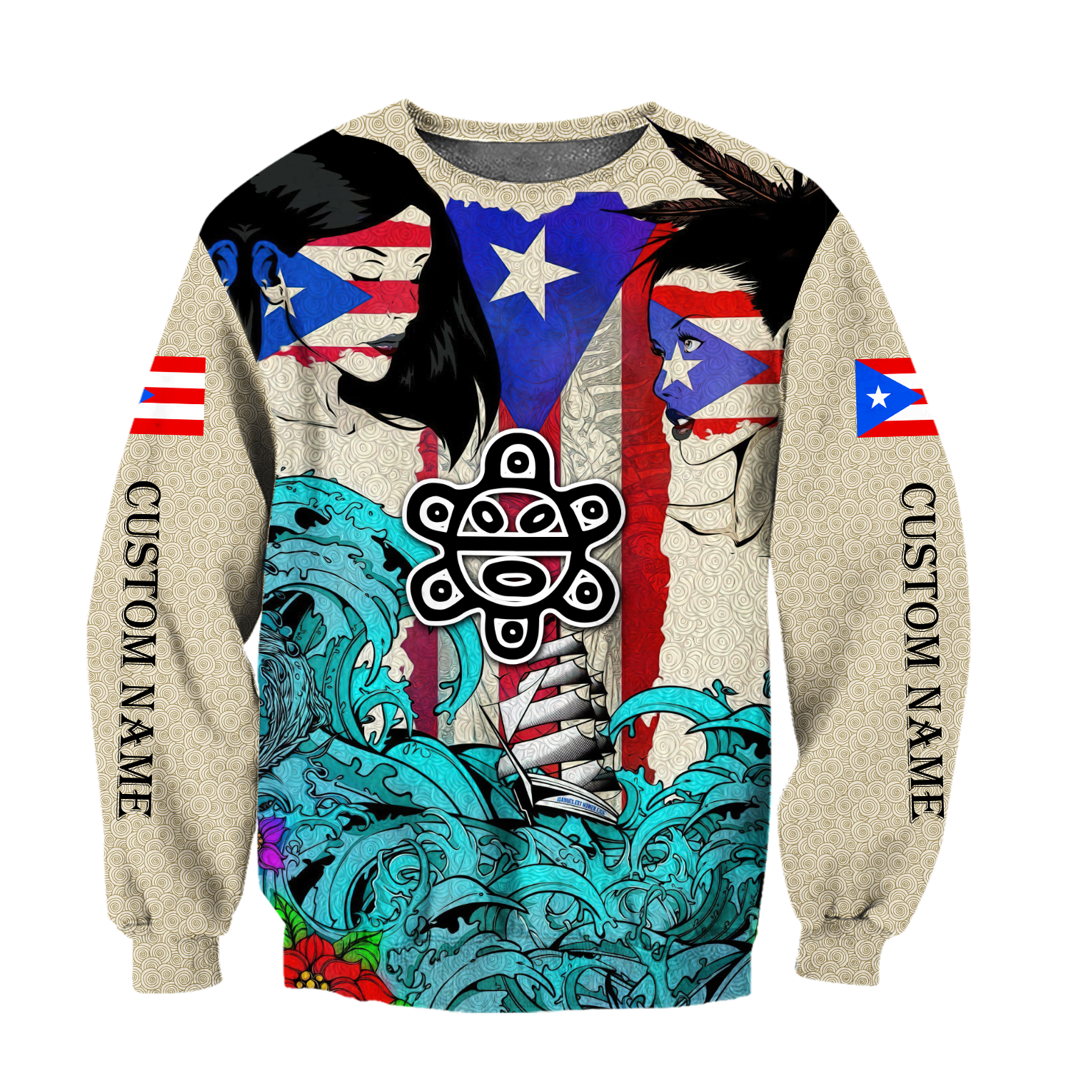 Custom Name Sweet Girls Puerto Rico Hoodie For Men And Women MH16032107