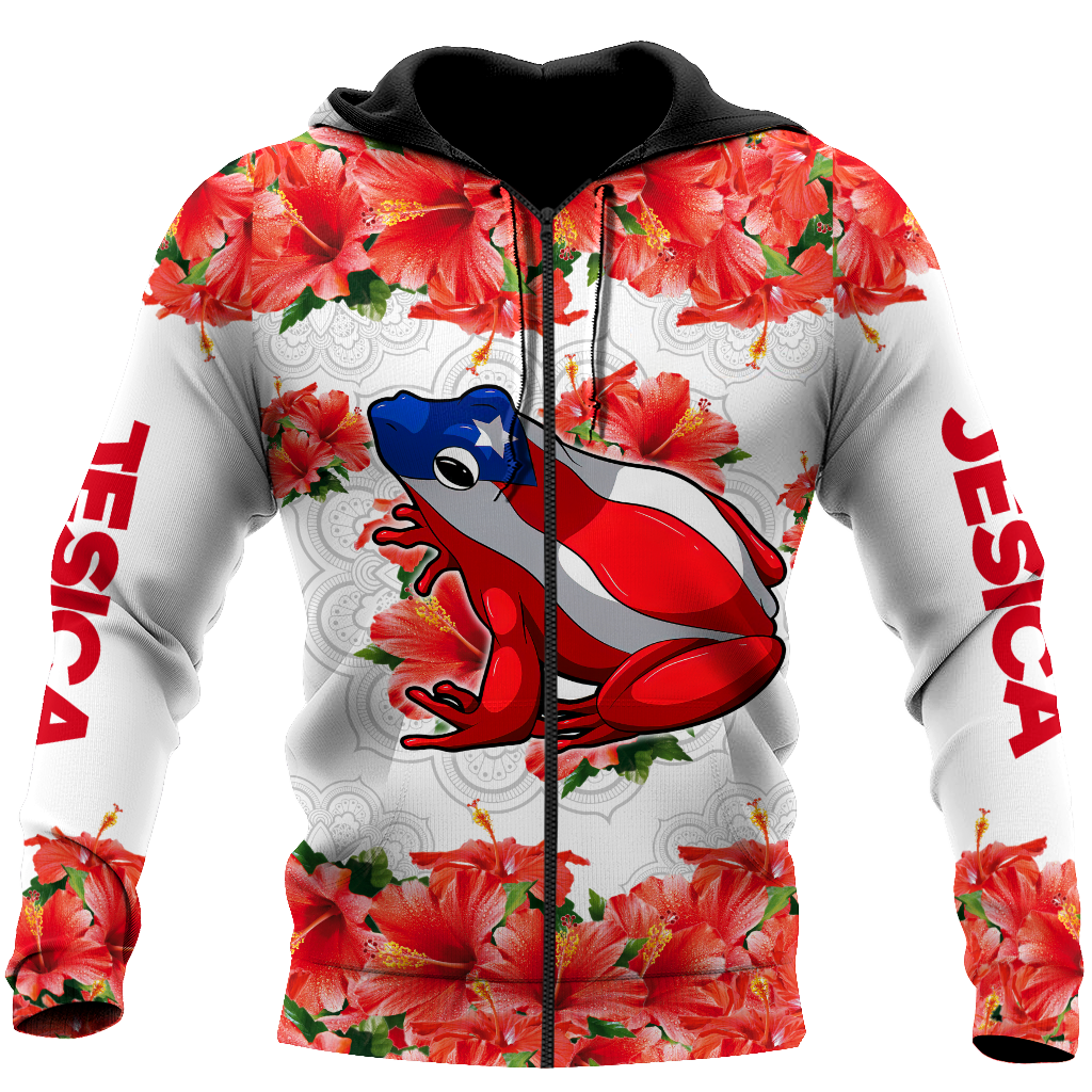 Customize Name Puerto Rico Hoodie For Men And Women MH18032102