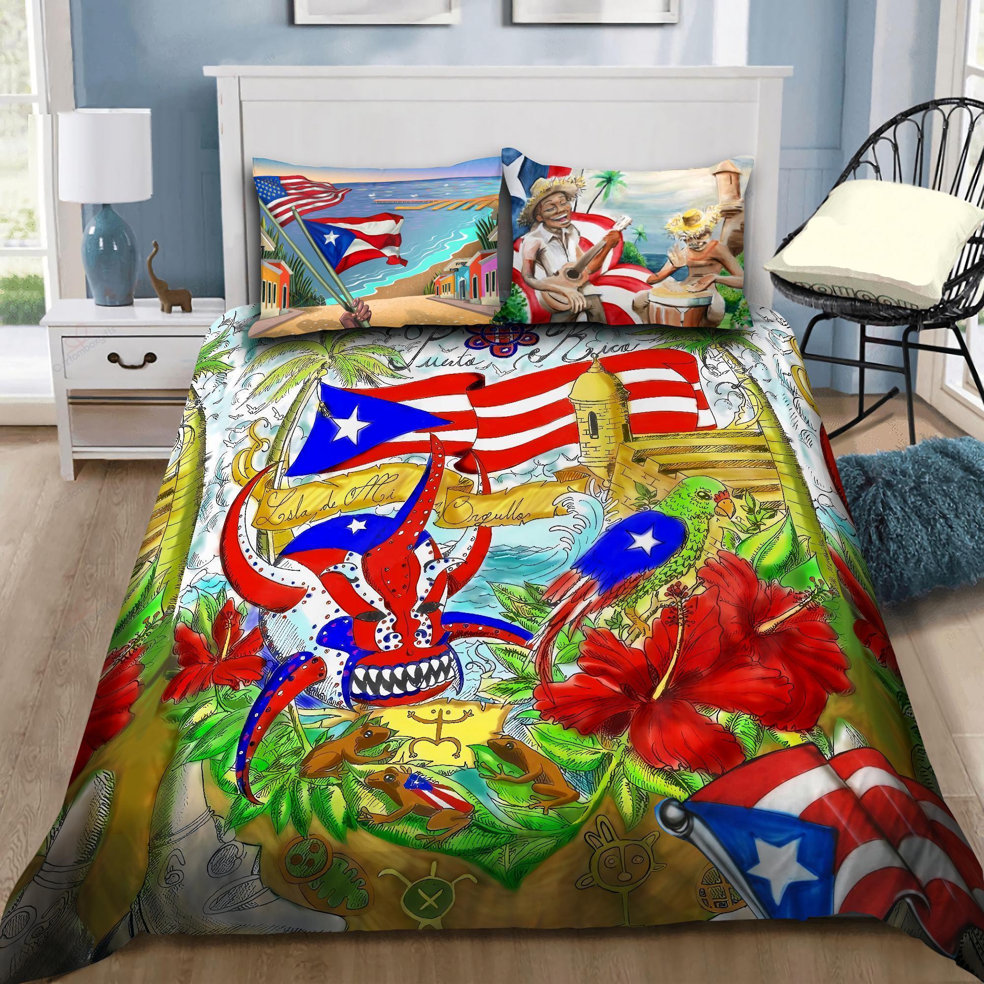 Sweet Peaceful Puerto Rico Bedding Set JJW24072002-TQH