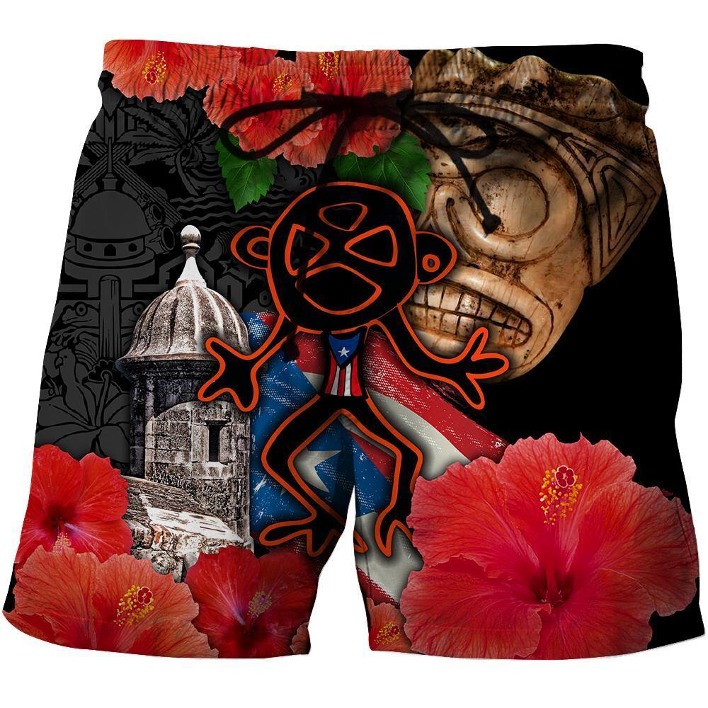 Puerto Rico Sol Taino With Maga Flower Shirts JJ19062002