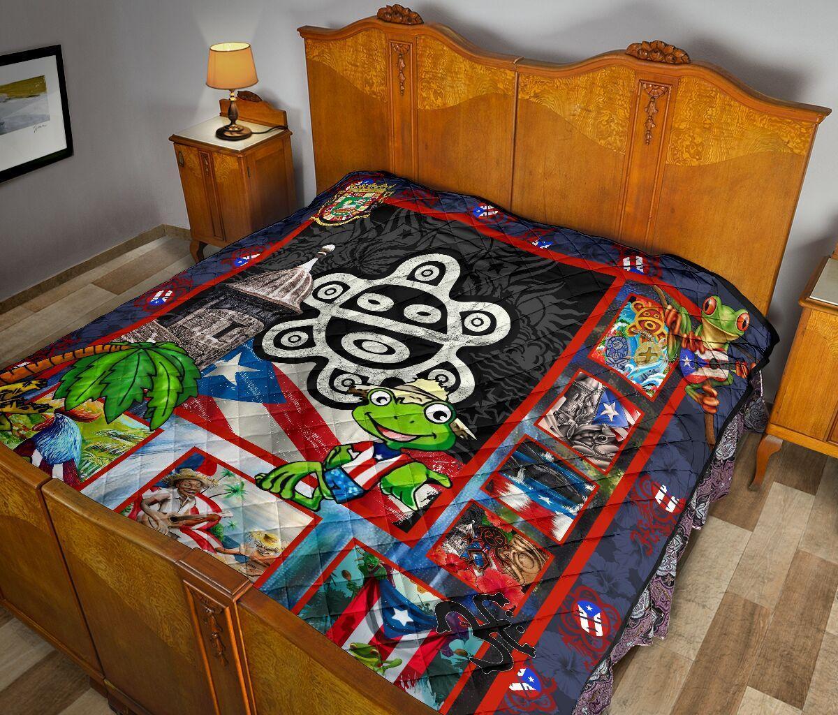 Puerto Rico Stories Quilt Blanket JJW27072001-TQH