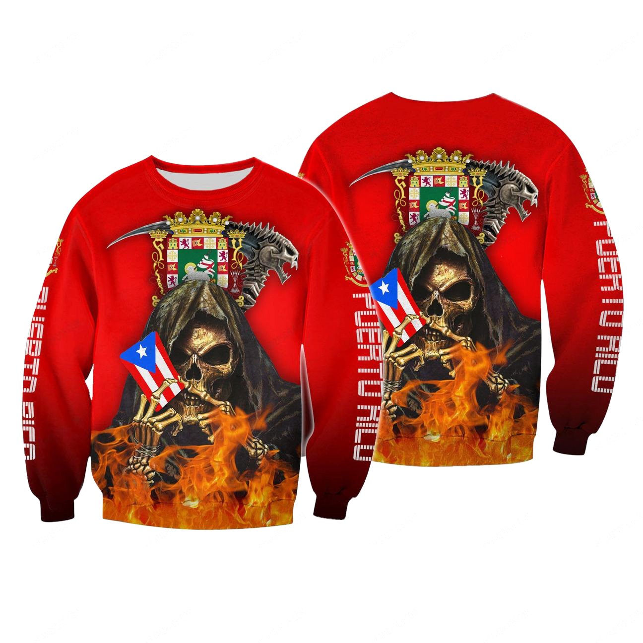 Puerto Rico Cool Skulls Shirt TQH20061807