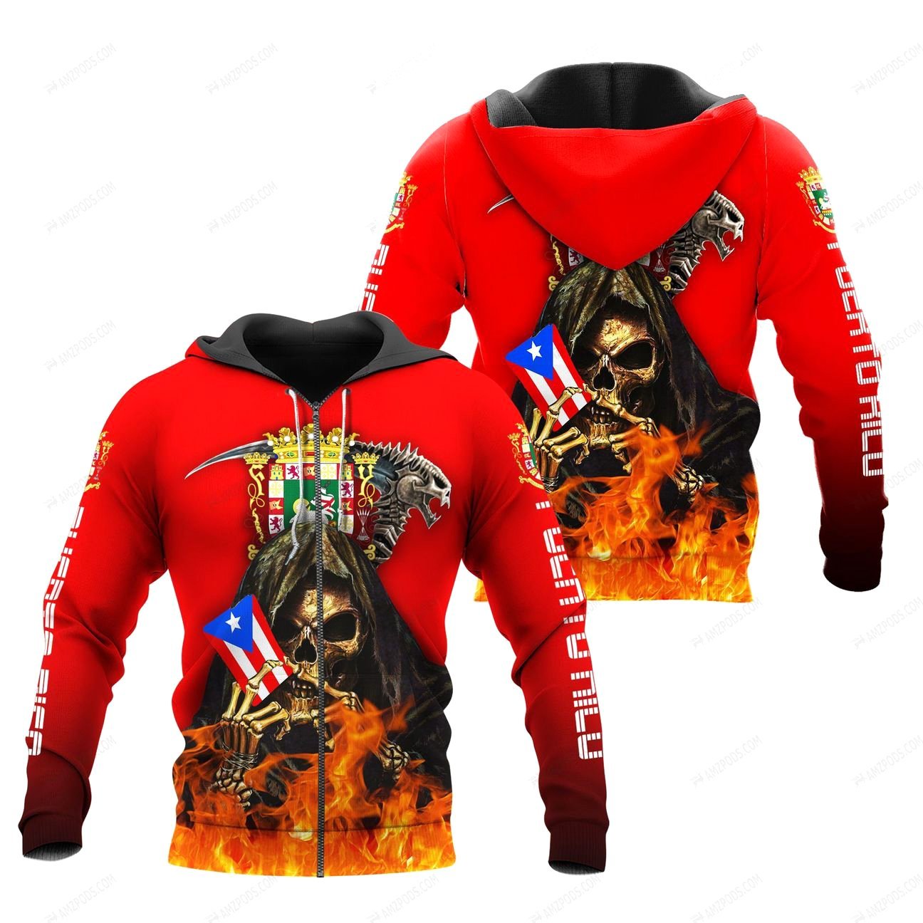 Puerto Rico Cool Skulls Shirt TQH20061807
