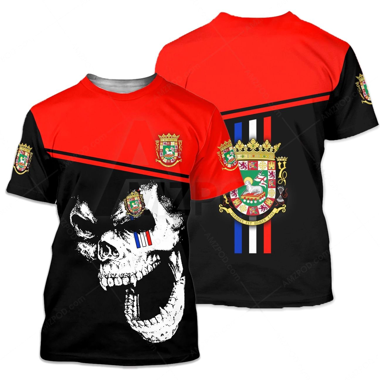 Puerto Rico Fabulous Skulls Shirt TQH20061803