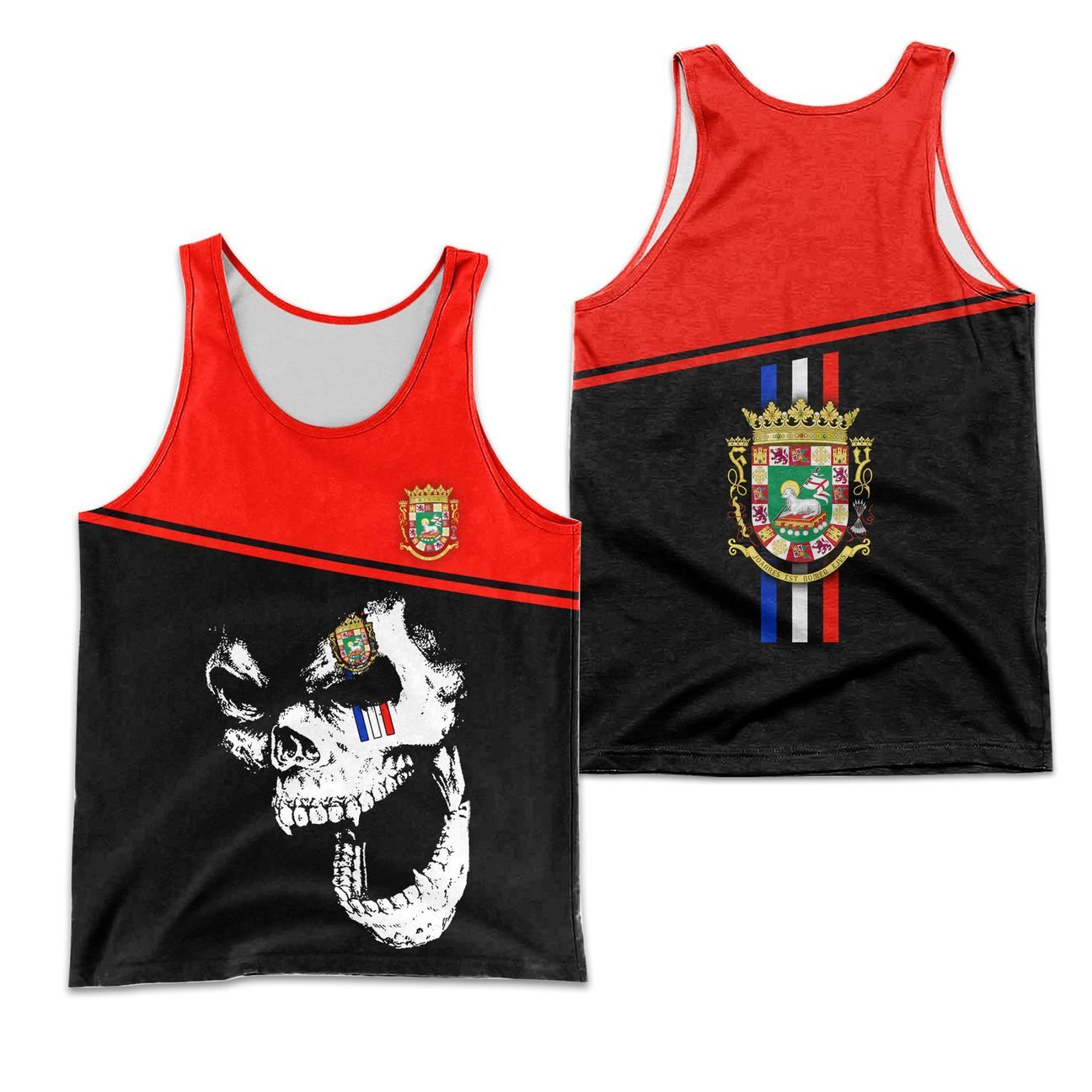 Puerto Rico Fabulous Skulls Shirt TQH20061803