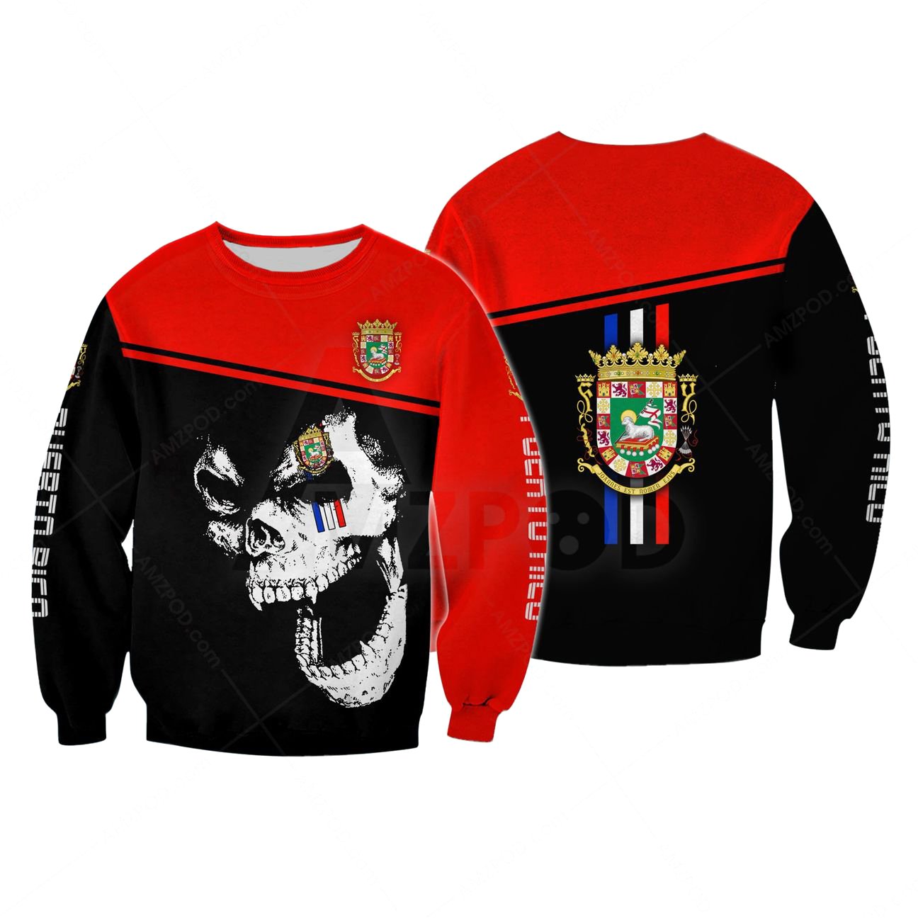 Puerto Rico Fabulous Skulls Shirt TQH20061803