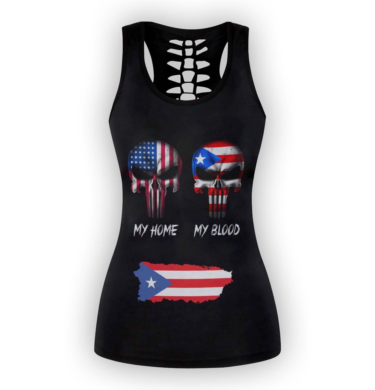 Puerto Rico And America Lover 3D All Over Print Combo Outfit TH20061602