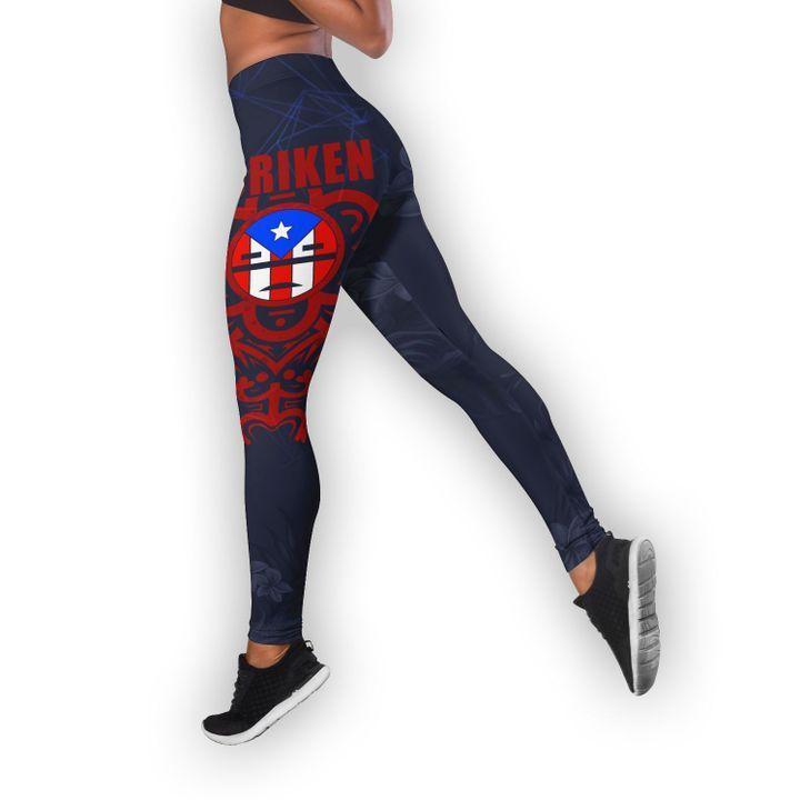 Puerto Rico Hollow Tanktop & Legging Outfit For Women TH20061201A
