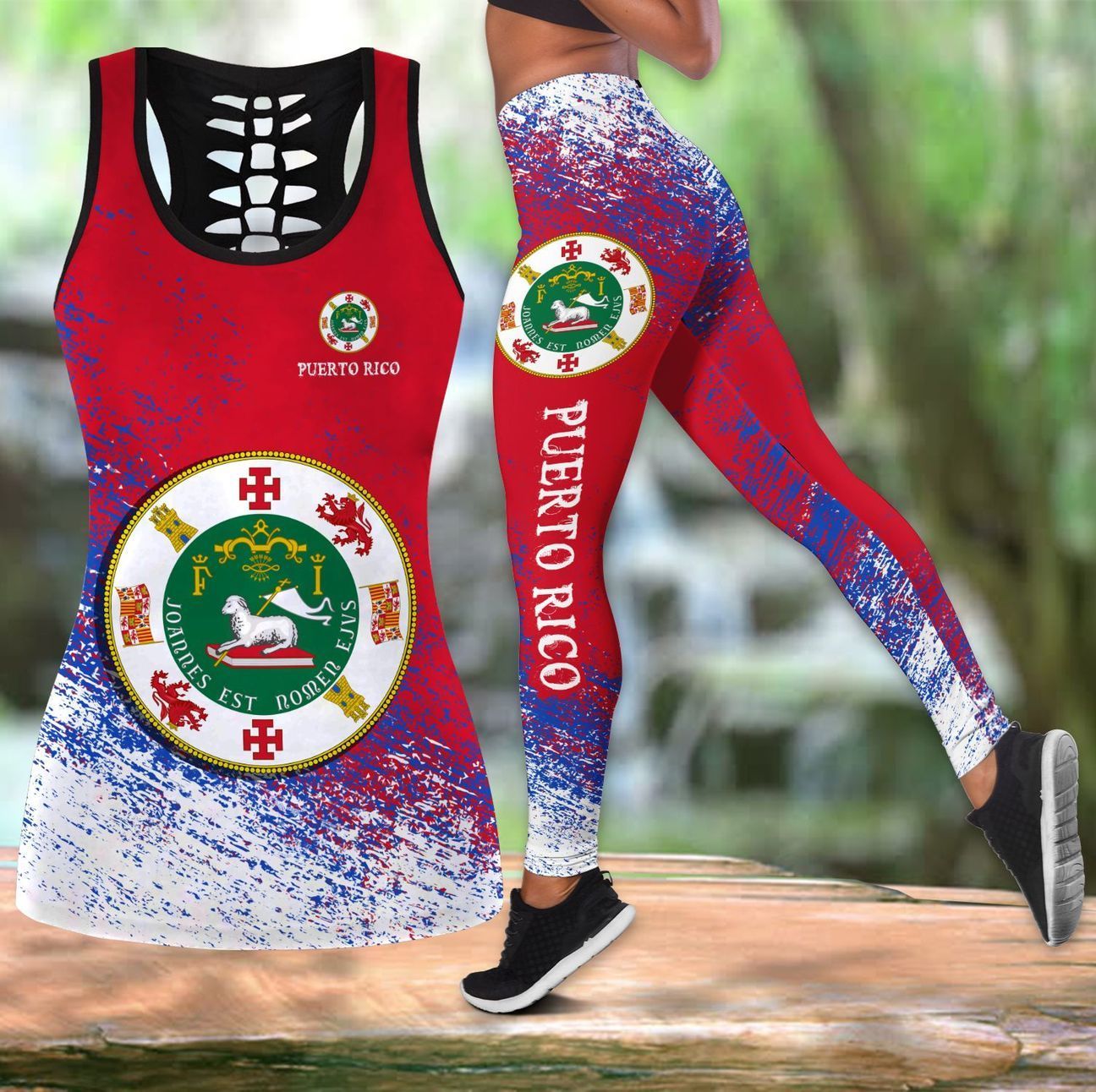 Puerto Rico Symbols Combo Outfit TQH20062001