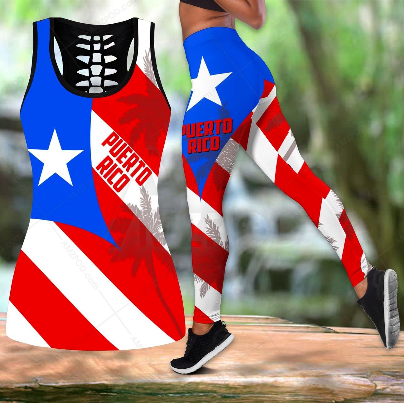 Puerto Rico Flag Lover Combo Outfit TH20061704