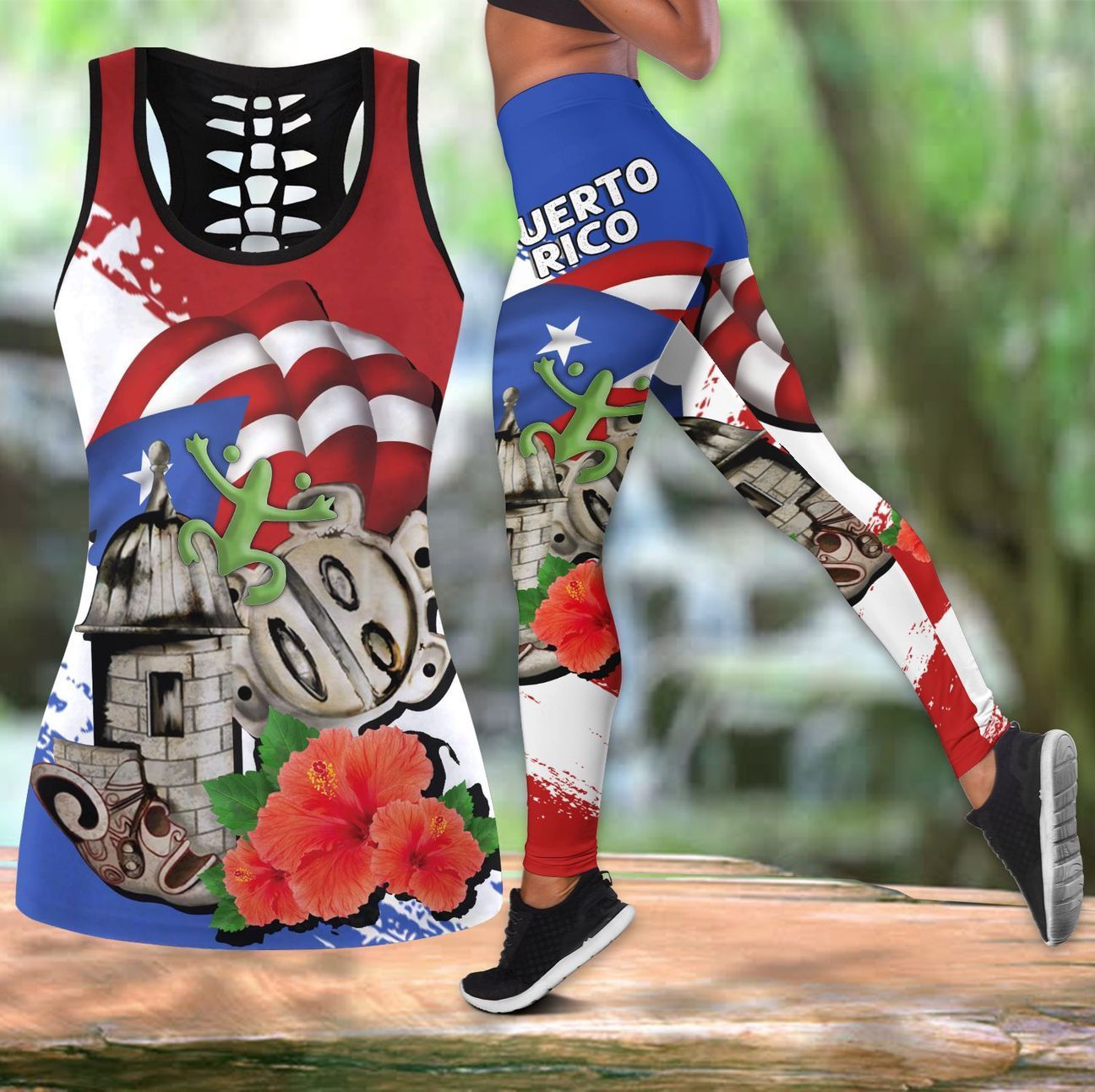 Puerto Rico Lover 3D All Over Print Combo Outfit TH20061607