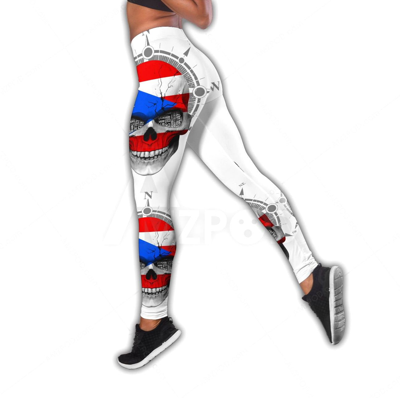 Puerto Rico Flag Skull Combo Outfit TH20061706