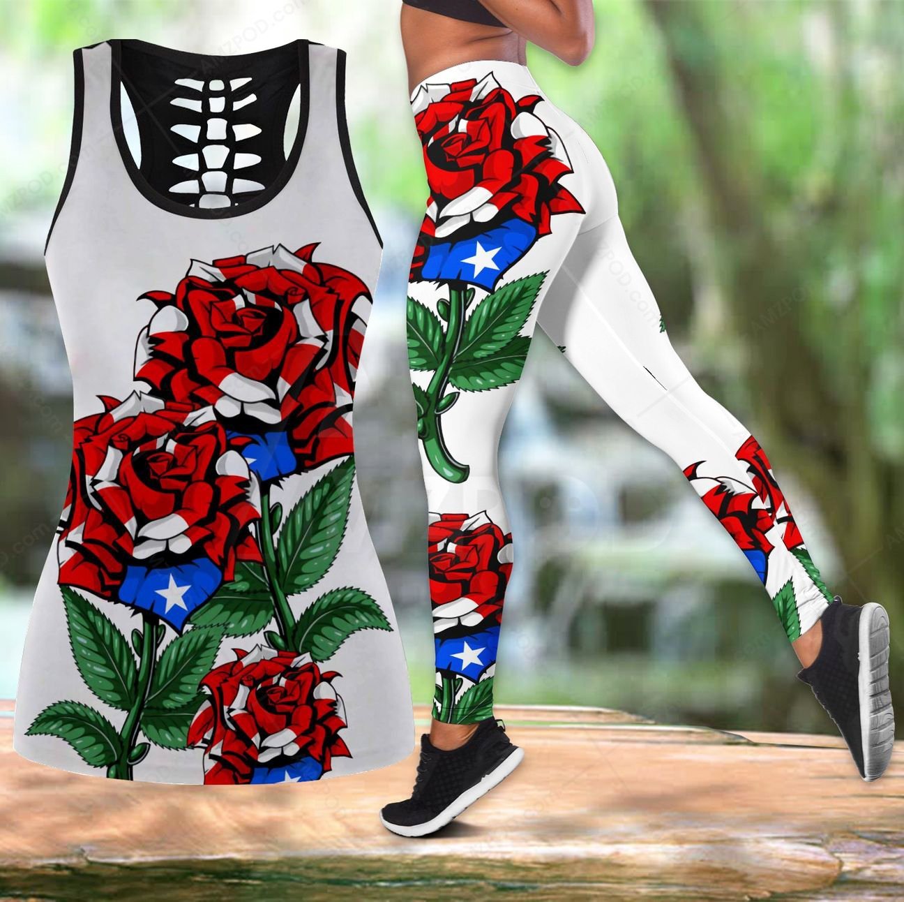 Puerto Rico Maga Flower Lover Combo Outfit TQH20062002