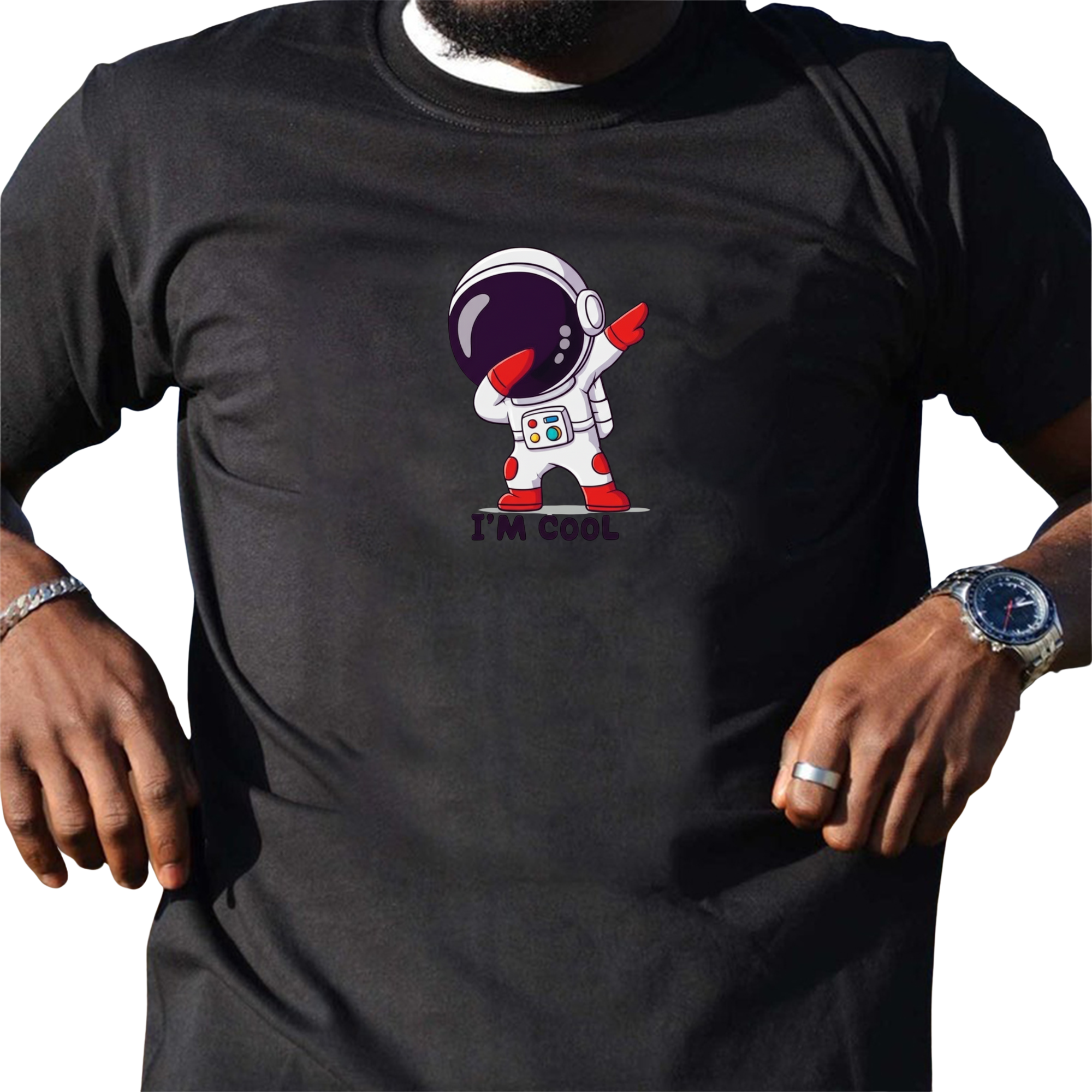 Galaxy Buddies – T-Shirt Featuring Cute Astronauts