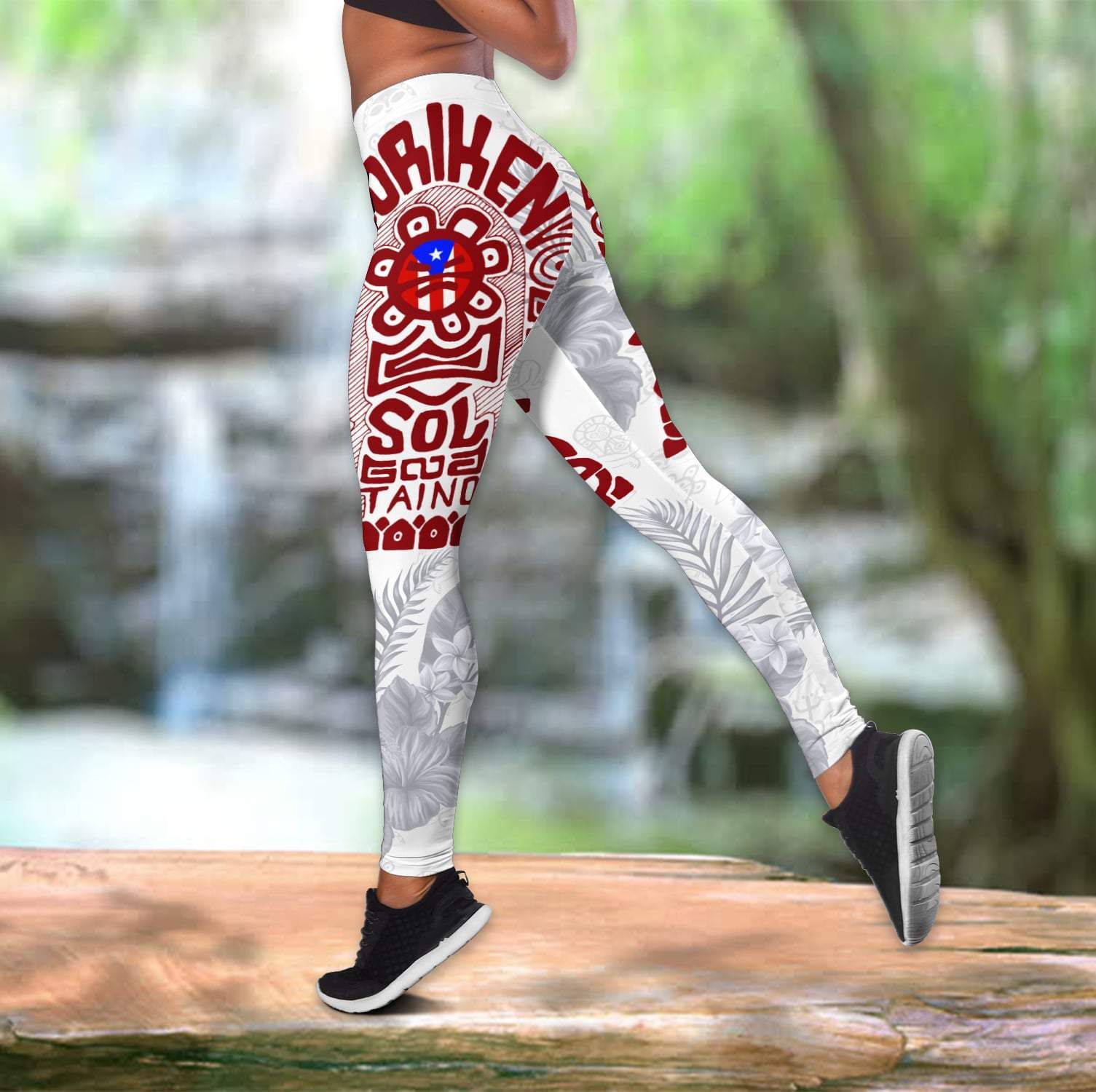 Puerto Rico Reb Sol Taino With White Color Combo Outfit QB06232005S