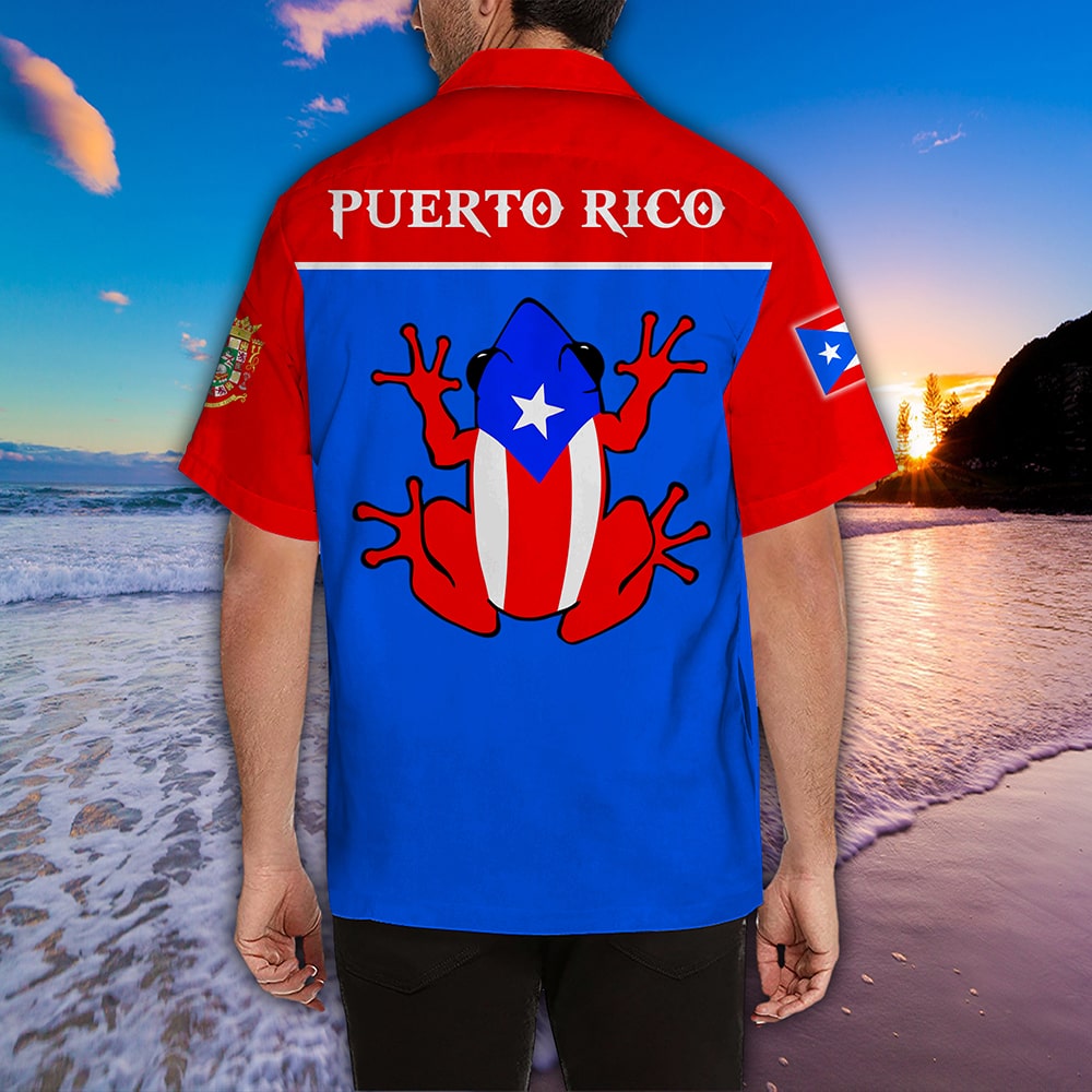 Puerto Rico Caribbean Coqui Customize Name Hawaii Shirts HHT1407201-TQH