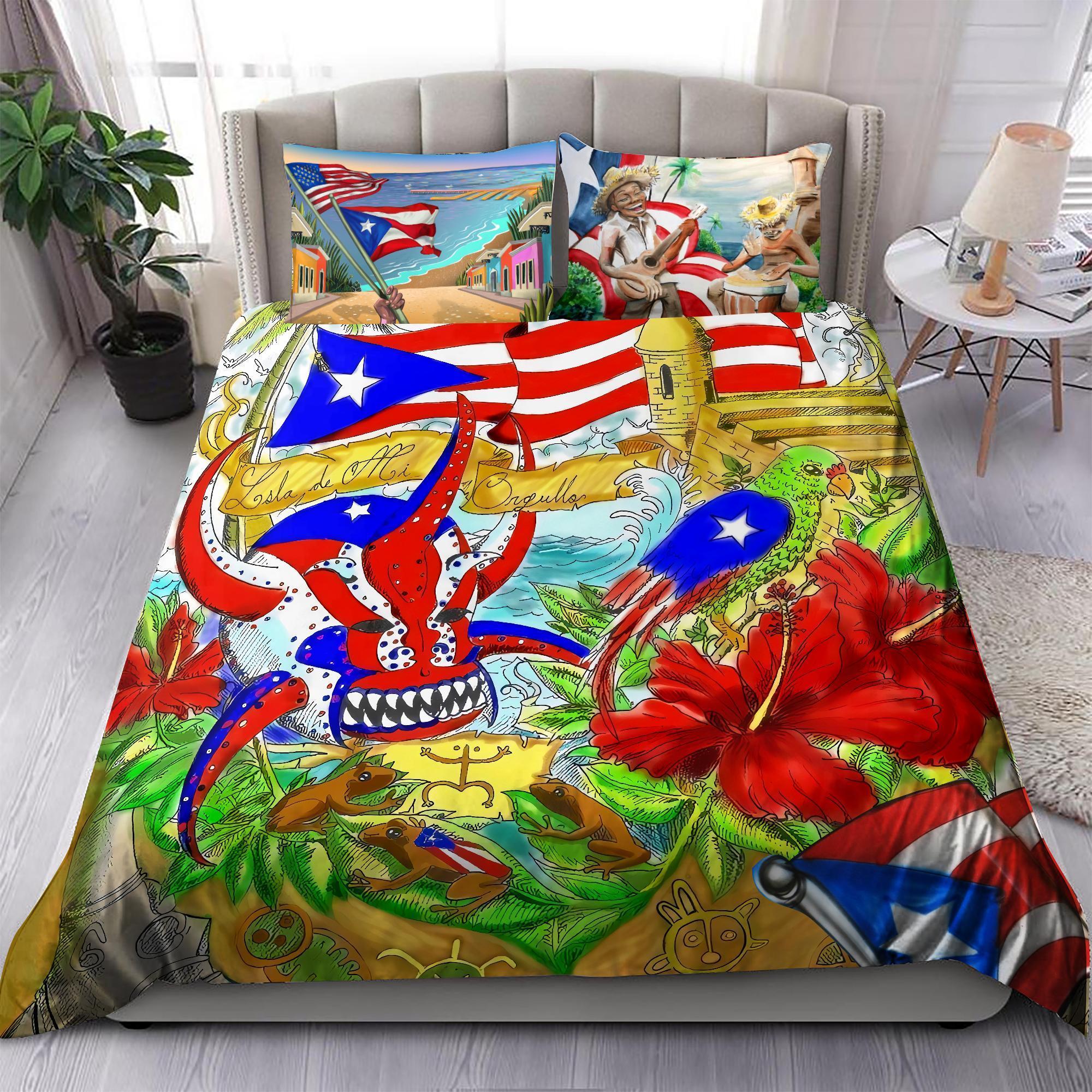 Sweet Peaceful Puerto Rico Bedding Set JJW24072002-TQH