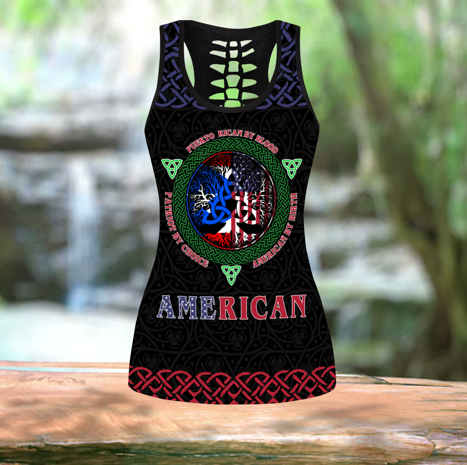 Puerto Rico And America Lover 3D All Over Print Combo Outfi QB06162001-TH