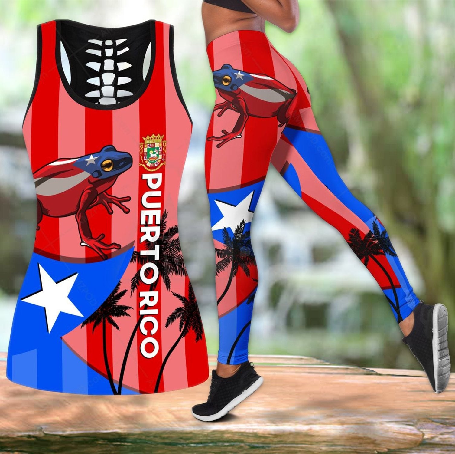 Puerto Rico Caribbean Frog Combo Outfit TH20061608