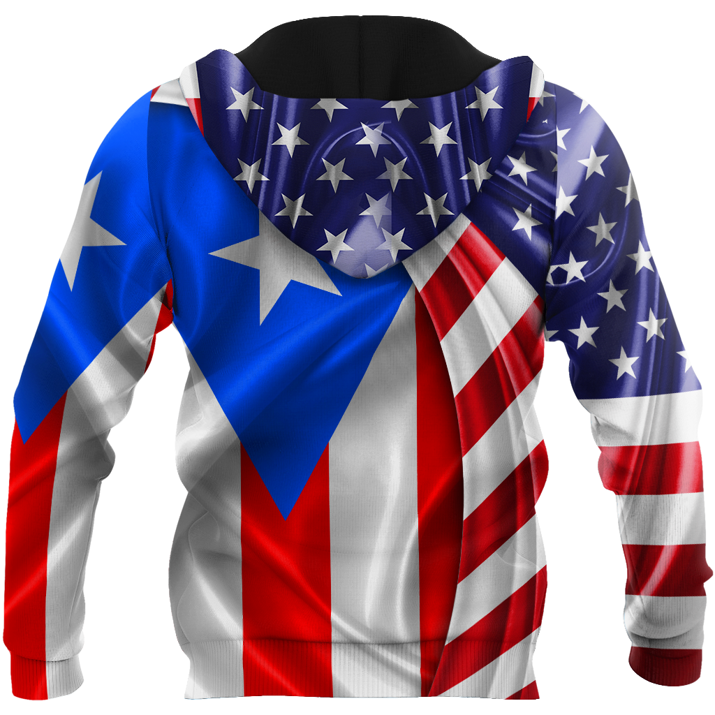 Customize Name Puerto Rico 3D All Over Printed Unisex Shirts
