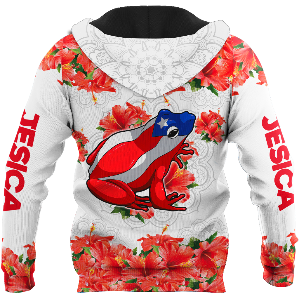 Customize Name Puerto Rico Hoodie For Men And Women MH18032102