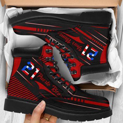 Customize Name Puerto Rico Boots For Men and Women Pi16042101