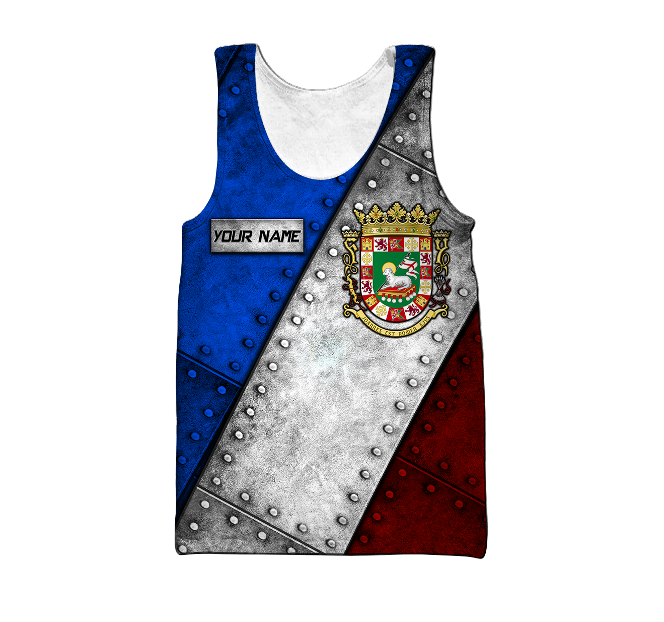 Customize Name Coat Of Arms Puerto Rico Soldier Hoodie For Men And Women