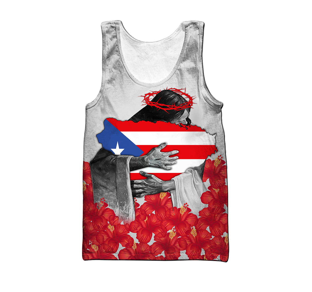 Customize Name God Love Puerto Rico Hoodie For Men And Women TNA08032107