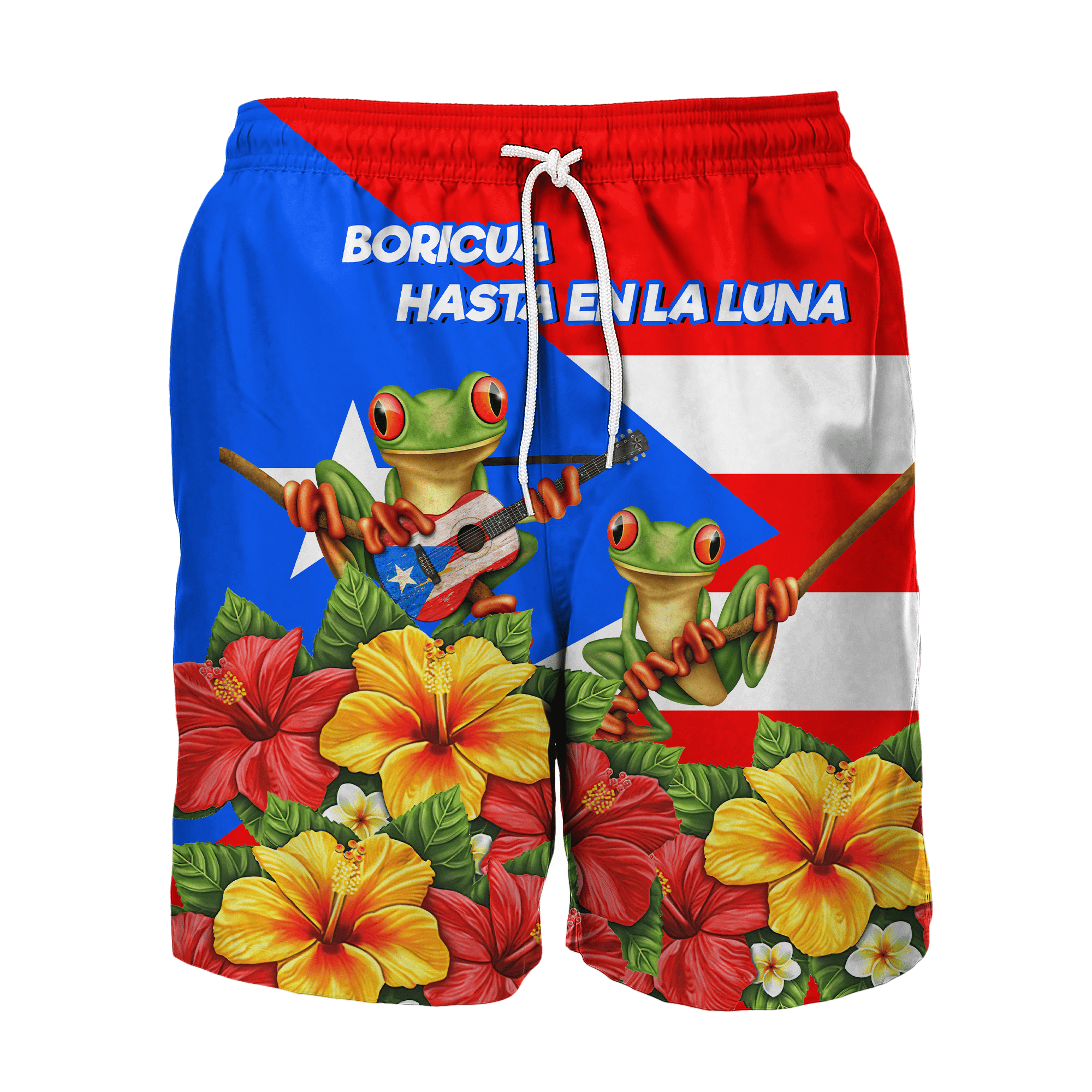Customize Name Puerto Rico Combo T-Shirt And Board Short MH24032101.S1