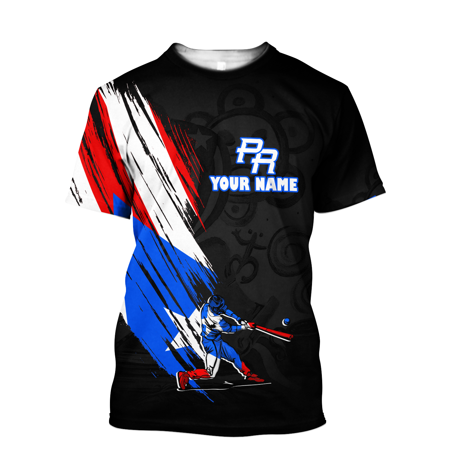 Custom Name Baseball Puerto Rico Hoodie For Men And Women MH15032102