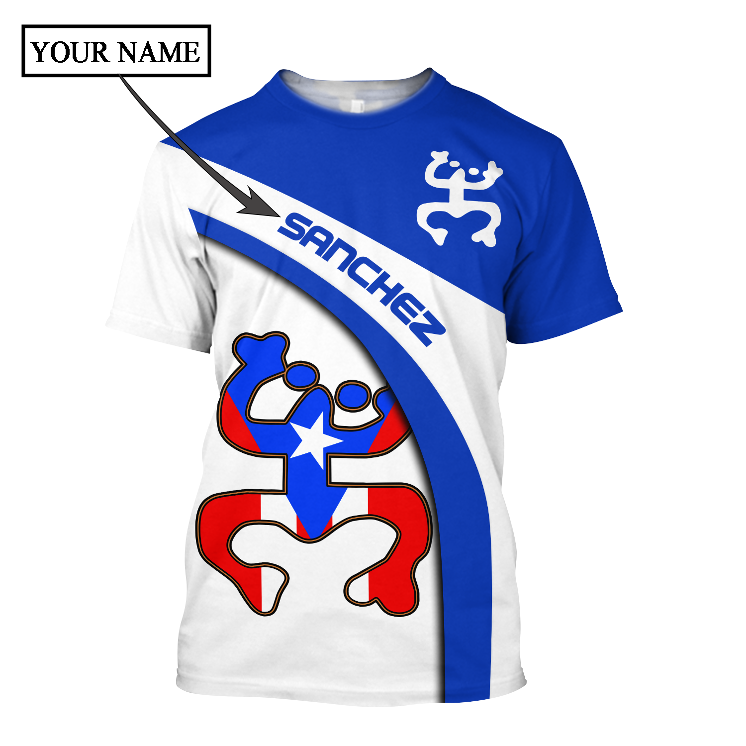 Customize Name Coqui Taino Puerto Rico Shirts For Men And Women DD06022104