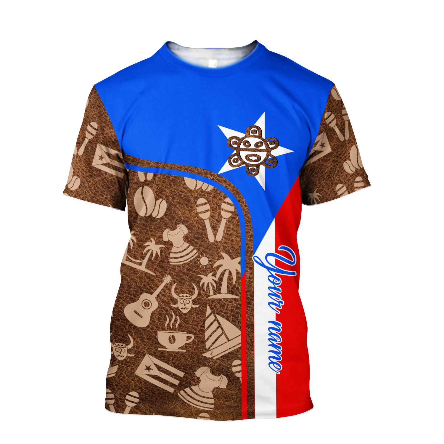 Customize Name Puerto Rico Symbol Hoodie For Men And Women MH06022104