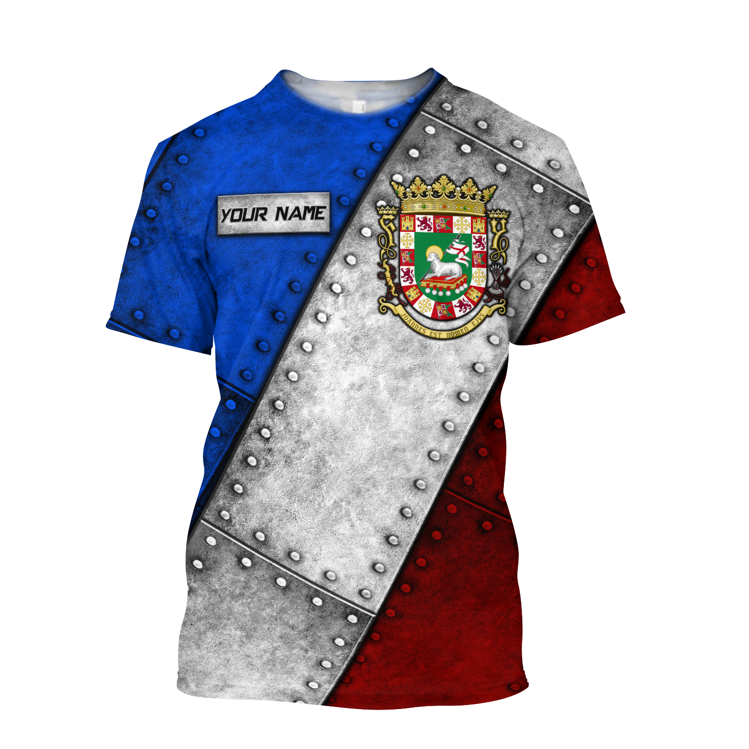 Customize Name Coat Of Arms Puerto Rico Soldier Hoodie For Men And Women