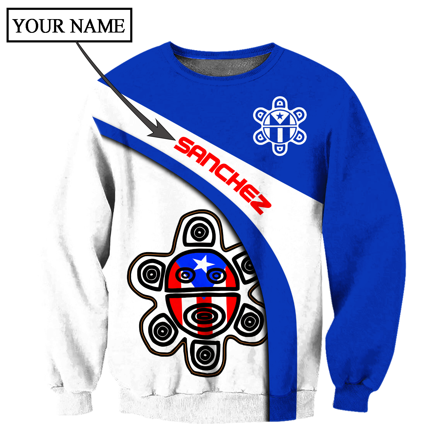 Customize Name Sol Taino Puerto Rico Shirts For Men And Women DD06022103