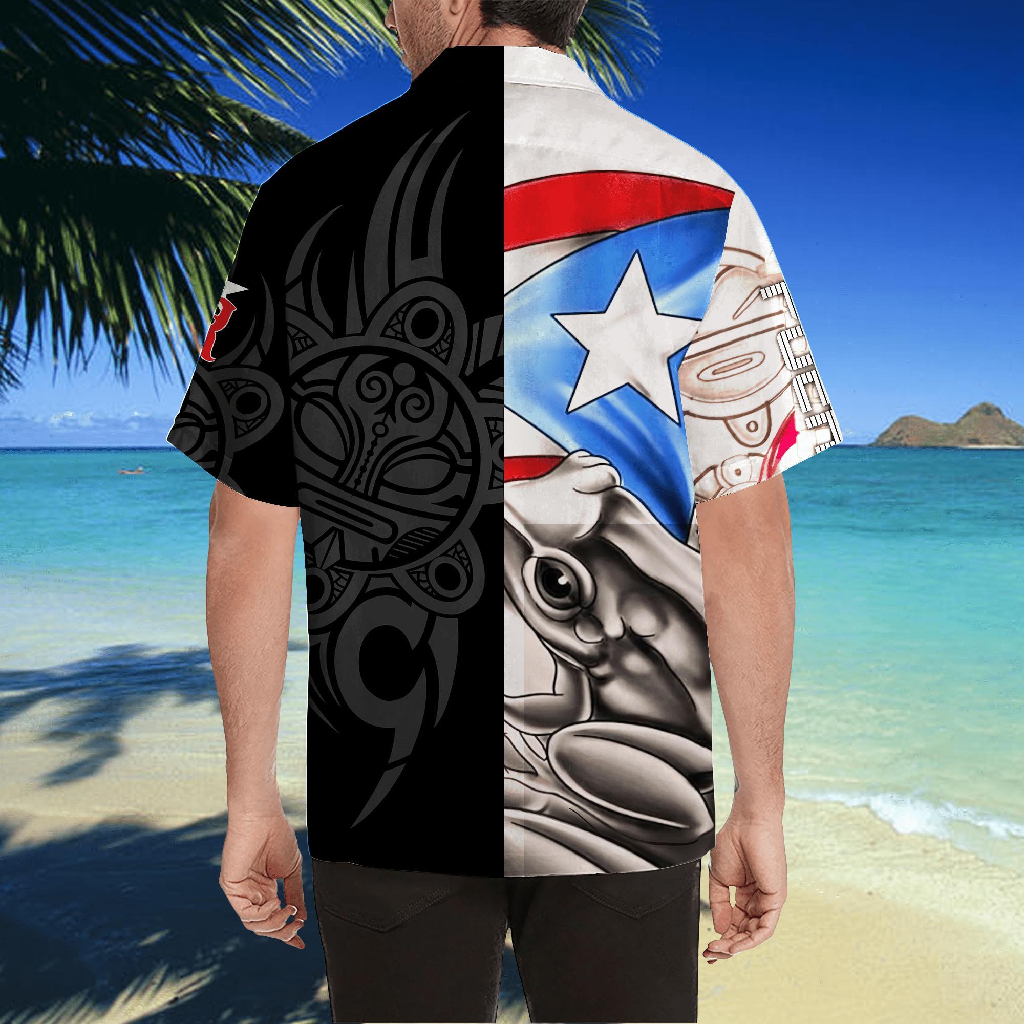Puerto Rico Caribbean Frog Hawaii Shirts TH20061702