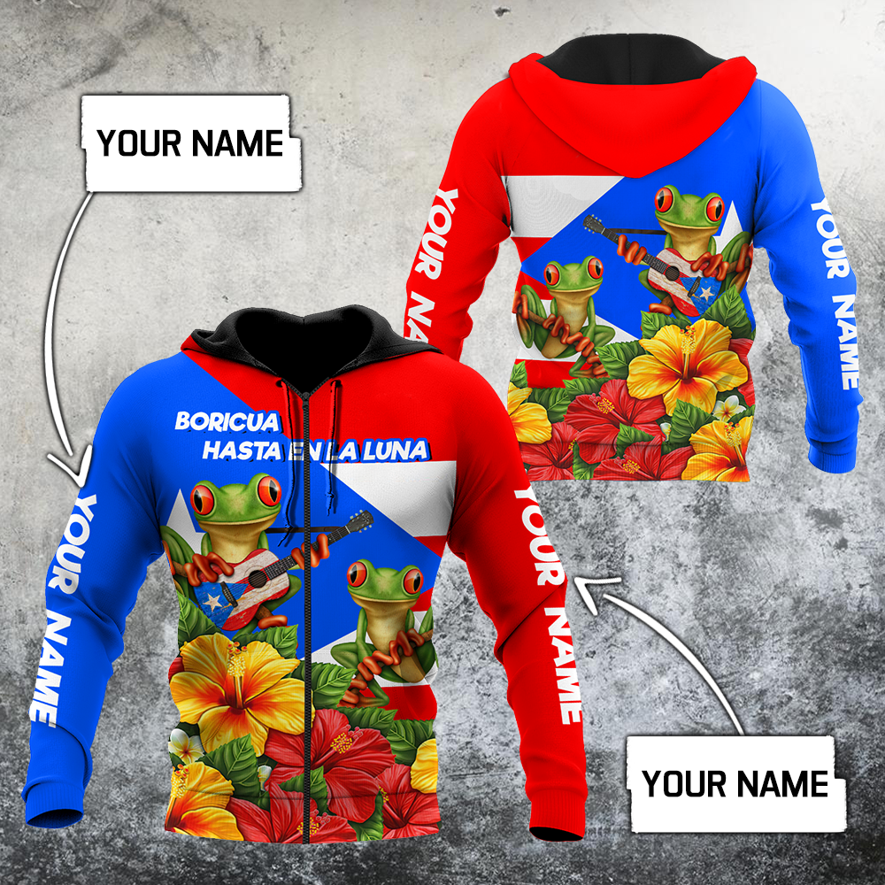 Customize Name Puerto Rico Hoodie For Men And Women MH24032101.S1