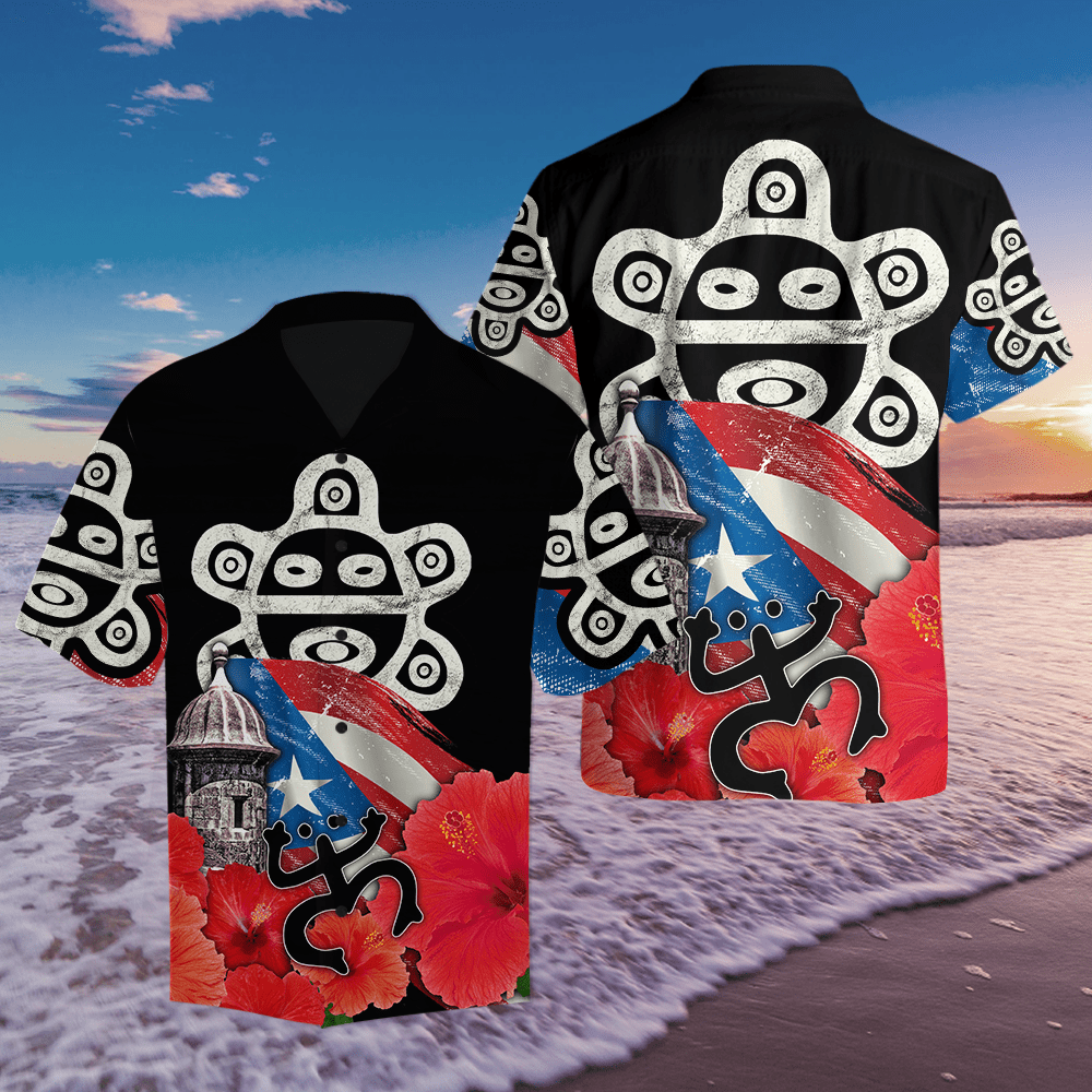 Puerto Rico Sol Taino Hawaii Shirts TH20061604S
